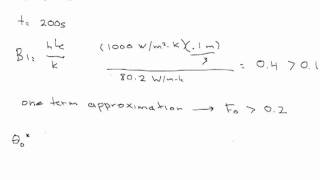 Transient Conduction OneTerm Approximation [upl. by Aidnama]