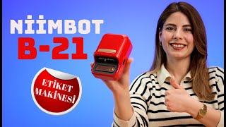 DÜNYANIN EN TATLI ETİKET MAKİNESİ  Niimbot B21 İncelemesi [upl. by Herb]