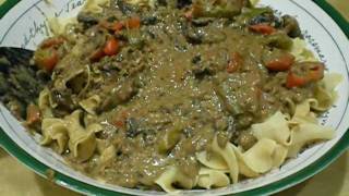 VEGAN PORTOBELLO STROGANOFF12 [upl. by Vi297]