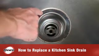 How to Replace a Kitchen Sink Drain [upl. by Fennessy]