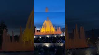 52 meters  Magic Fountain in Barcelona  Musical Fountain Show [upl. by Milty]