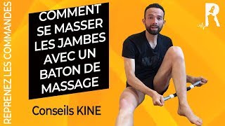 Massage sportif de récupération des jambes après le sport [upl. by Aicillyhp]