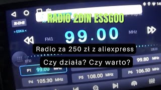 Chińskie radio 2DIN za 250 złotych ESSGOO 4GB 64GB [upl. by Odele]