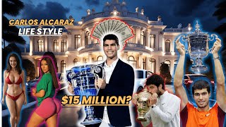 Carlos Alcaraz Wins Wimbledon Title  Alcaraz Lifestyle Girlfriend House Cars amp Net Worth [upl. by Gorrono]