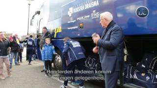 LC video Cambuur op weg naar Alkmaar voor halve finale tegen AZ [upl. by Turk]