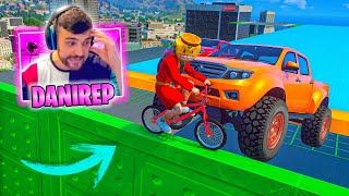 CORRE O TE ATROPELLO PERO VOY EN BICI  GTA 5 ONLINE [upl. by Huber]