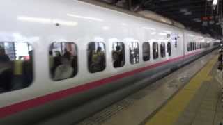 Shinkansen at Omiya Station Saitama [upl. by Enidlareg]