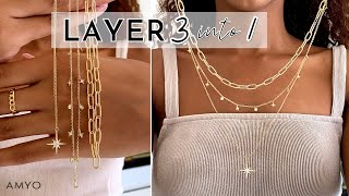 How to Layer Necklaces and Create Your Layered Necklace Look  Amy O Jewelry [upl. by Sileray]