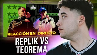 TEOREMA ES INCREÍBLE EN ESCRITAS 😍 REPLIK VS TEOREMA  KAPO 013 REACCIONA A LIGA BAZOOKA [upl. by Attevad579]