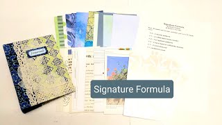 My Junk Journal Signature Formula [upl. by Oster931]