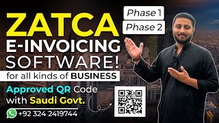 Billing Software for Business in Saudi Arabia  Zatca EInvoicing Software Fatoora QR Code [upl. by Ferne]