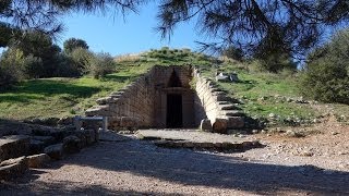 The Treasury of Atreus c 13001250 BCE Mycenae Greece [upl. by Odlavso915]