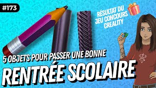 Timelapse impression 3D de 5 objets pour la rentrée SCOLAIRE  🤩🔥 [upl. by Elleined]