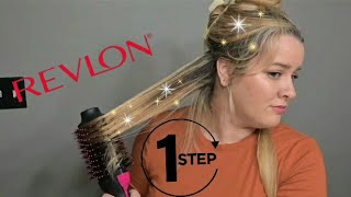 REVLON ONE STEP HAIR DRYER AND HOT AIR BRUSH  FIRST THOUGHTS [upl. by Natty]