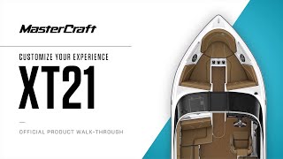 2021 MasterCraft XT21  Review Test Drive amp Wakes [upl. by Akinej]