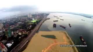 Reclamation Projects at Danga Bay Johor Bahru [upl. by Alyahsat]