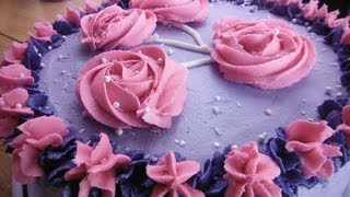 Elegant Rose Cake Design [upl. by Kriss]