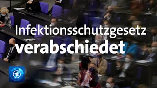 Bundestag beschließt neues Infektionsschutzgesetz [upl. by Pfosi]