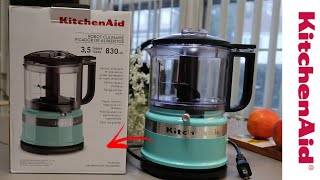 How to Use Kitchenaid 35 Food Chopper  Food Processor  unboxing amp Review  How to place Lid Bowl [upl. by Eikkin509]