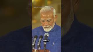 Modi Sworn In as India Prime Minister After Election Setback politics modi india [upl. by Nonnelg]