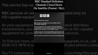 BBC Channels Closed on Satellite Today shorts shortsvideo short shortvideo [upl. by Inram346]