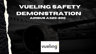 Vueling Safety Annoucement A320 200 ENG amp ESP [upl. by Rodmann]