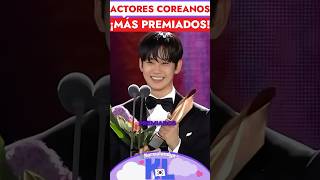 10 ACTORES COREANOS MÁS PREMIADOS kdrama 변우석 박보검 dorama kpop parati jin bts 송강 chaeunwoo [upl. by Eceinej759]