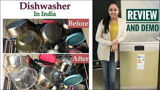 Dishwasher Review And Demo in Hindi  Dishwasher In India  Siemens Dishwasher Complete Review India [upl. by Selma528]