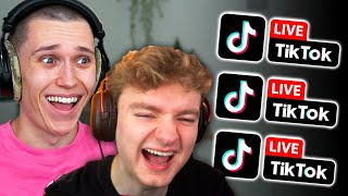 Watching DISTURBING TikTok Lives w TommyInnit [upl. by Nivlac]