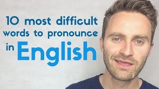 10 Most Difficult Words to Pronounce in English  British English Lesson [upl. by Kennett]