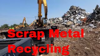 A Trip to the Scrap Yard Ferrous and Non Ferrous Scrap Metal [upl. by Llydnek]