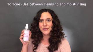 Rose Water Tutorial  How to use Rose Water as a Toner [upl. by Booth]