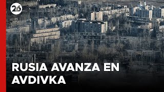 Rusia avanza en Avdivka y Ucrania envía una brigada de élite [upl. by Ellebyam713]