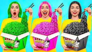 Eating Only One Colored Food For 24 Hours Challenge  Food Battle by Multi DO Challenge [upl. by Mattland]