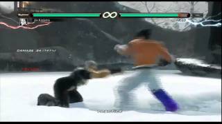 TEKKEN 6  Jin Combo Exhibition 1 [upl. by Nnylecoj]