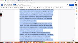 Research Paper  Double Spacing Margins Fonts and Word Count [upl. by Oralia]