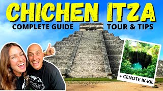 CHICHEN ITZA MEXICO  Tour amp Guide  CENOTE IkKil 🔥 MUST WATCH [upl. by Nobie]