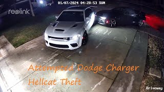 Attempted Dodge Charger Hellcat Theft [upl. by Townie]