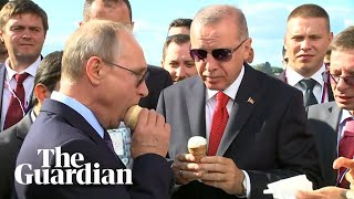 Putin buys an ice cream for Erdoğan Will you pay for me too [upl. by April]