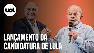 Chapa LulaAlckmin evento de lançamento de précandidatura à Presidência acompanhe [upl. by Neeleuqcaj]