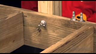 FastenMaster ThruLOK Hand Rail to Rim Joist or Carrying Beam to Notched Support Post Connections [upl. by Ayot837]