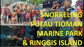 SNORKELING DI PULAU TIOMAN  MARINE PARK amp RINGGIS ISLAND  JULAI 2020  HALF DAY ISLAND TOUR [upl. by Aciretehs811]