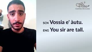 Learn Sicilian  Pronouns [upl. by Ardnasil]