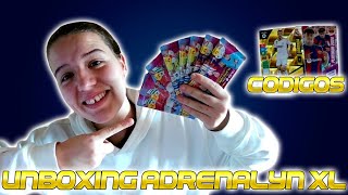 UNBOXING de SOBRES ADRENALYN XL 202324  CODIGOS GRATIS de REGALO [upl. by Verdha384]