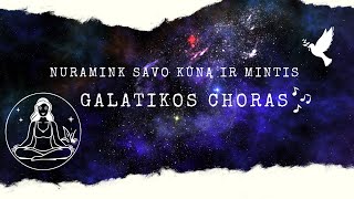 Gydanti Raminanti Atpalaiduojanti Meditacine Muzika Kūnui Ir Mintims  Galaktikos Choras 432 Hz [upl. by Angelika]