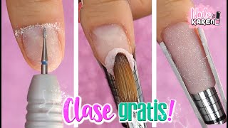 CLASE GRATIS 2 Uñas ACRÍLICAS ESCULTURALES  Principiantes [upl. by Smitty564]