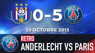 RETRO  RSC ANDERLECHT vs PARIS SAINTGERMAIN 1992 amp 2013 [upl. by Franklin267]