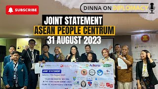 JOINT STATEMENT TO ASEAN LEADERS’ MEETING IN THE 43RD ASEAN SUMMIT 2023 by ASEAN PEOPLE CENTRUM [upl. by Eloken548]