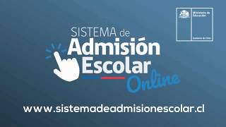 Tutorial para Apoderados Sistema de Admisión Escolar [upl. by Saylor633]