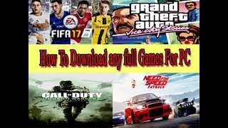 How to Download any PC Games কি ভাবে ডাউনলোড করবেন কম্পিউটার গেমস। [upl. by Gretel]